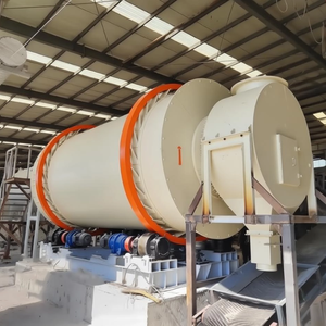 Séchoir rotatif à tambour en fer pour sciure de bois et sable, à quartz jaune, avec engrenages, PLC, boîte de vitesses, moteur et composants de roulement - Product Image 5