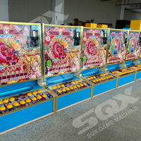 Bornes d'arcade SQX à monnayeur pour jeux vidéo, en bois, thème Mario, avec options de jeu en espagnol, japonais, anglais, PINBALL, personnalisable, garantie 1 an