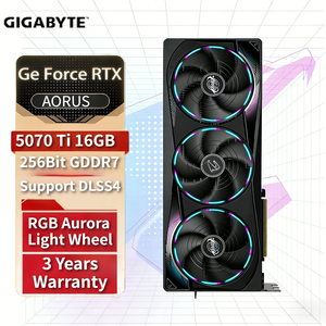 NUEVA Tarjeta Gráfica GIGABYTE GeForce RTX 5070Ti AORUS M 16GB GDDR7 256Bit para Computadoras de Escritorio, Componentes para Juegos, en Stock - Product Image 1