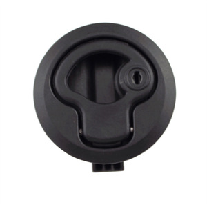 <b>Latch</b> Plastic Marine Floor <b>Lock</b> For Boat Deck Replacement Repair Black Round Insert Type - Product Image 1