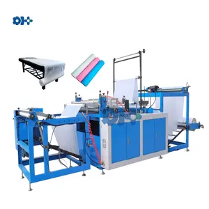 Automatic Nonwoven sterility aseptic bed sheet make machine table Bed Sheet roll forming cutting Making Machine