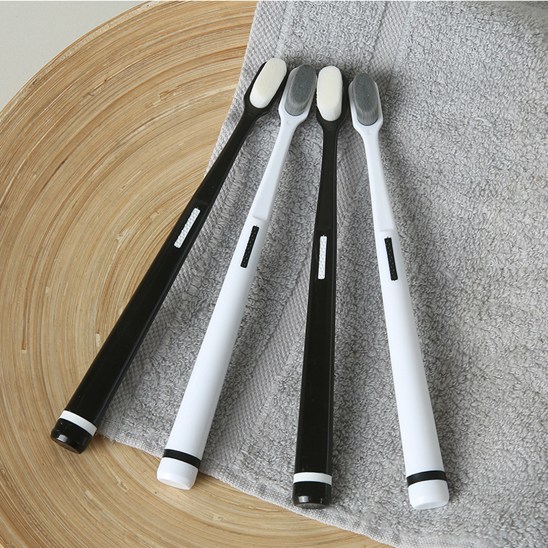 Soft Hair Adult Toothbrush with Small Brush Head for Pregnant Women and Small Home Electric Plastic Handle
