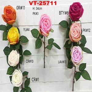 2025 MÁS NUEVO 53CM POLIÉSTER ROSA ARTIFICIAL RECUBRIMIENTO REAL TOUCH SPRAYX4 -LATEX - Product Image 2