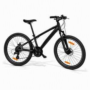 Vélo de montagne 24 pouces, cadre en aluminium, suspension avant, 21 vitesses, couleur blanc-bleu, vélo tout-terrain, vente chaude - Product Image 4