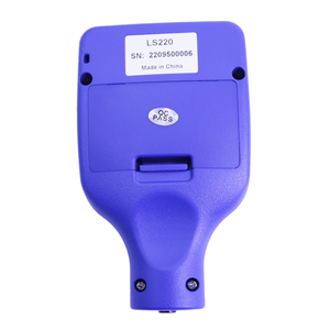 LS220 vernice spessore misuratore Fe/NFe rivestimento spessore metro 0.0-2000 di plastica blu 1 anno di garanzia - Product Image 4