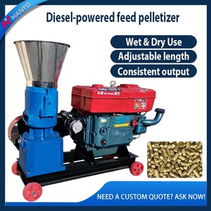 <span class=keywords><strong>Machine</strong></span> à granulés de diesel pour la fabrication d'aliments pour poulets, porcs et bovins avec une production stable pour les petites et moyennes exploitations agricoles - Product Image 2