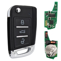 Clé intelligente à distance magique JMD pour VW Mazda Audi Hyundai Honda Buick Ford Dodge Toyota Flip MQB DF B5 A6 DS Style clé 4 en 1