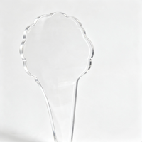 Présentoir transparent en acrylique de qualité alimentaire pour vêtements, avec montage facile, support d'étiquettes personnalisé pour bureau, décoration intérieure