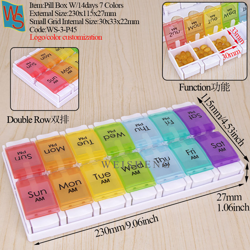 3-P45 14 jours 7 couleurs