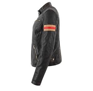 Veste pour femme en cuir Nappa noir vintage 100% authentique, finition vintage, quincaillerie premium, fermeture éclair YKK, marque privée, vente en gros - Product Image 3
