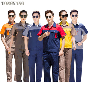 TONGYANG personalizza il tuo <span class=keywords><strong>abbigliamento</strong></span> <span class=keywords><strong>da</strong></span> <span class=keywords><strong>lavoro</strong></span> estivo in cotone a maniche corte in cotone con Logo - Product Image 2