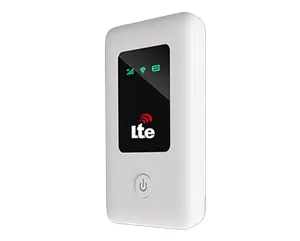 Bank daya 300mbps Wifi 2100mah, Mifi 4g saku Wifi Router Wifi 4g Lte dengan Slot kartu Sim