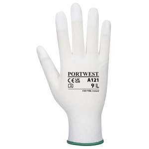PORTWEST - A121WHRXXS Gant blanc du bout des doigts en polyuréthane-GANTS EAN 5036108279142 - Product Image 2