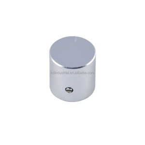 Bouton de contrôle du <span class=keywords><strong>volume</strong></span> en aluminium argenté 24x25cm pour amplificateur de guitare - Product Image 2