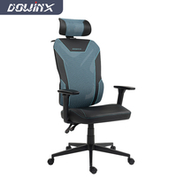 Chaise de bureau ergonomique avec hauteur réglable et soutien lombaire pour la maison et le bureau, chaise pivotante de direction