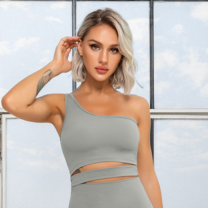 Soutien-gorge <span class=keywords><strong>de</strong></span> <span class=keywords><strong>sport</strong></span> pour femmes, à bretelles épaisses, à col halter, à épaules dénudées, <span class=keywords><strong>lot</strong></span> <span class=keywords><strong>de</strong></span> stock, fournisseur - Product Image 6