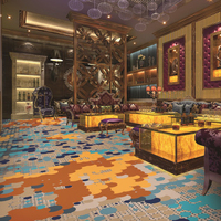 Tapis en nylon imprimé sur mesure pour hôtel, fabriqué en Chine, design personnalisé, antidérapant, imprimé numériquement en 3D, tapis mural pour salle de banquet et couloir