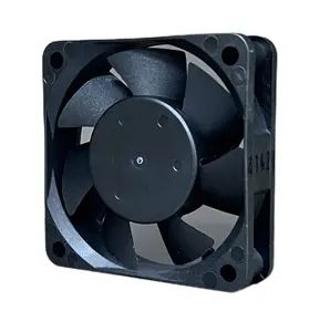 Nuevas llegadas gran oferta 60*60*15mm DC6015 7 cuchillas fuerte viento seguro enfriador aire disipación de calor ventilador industrial ventiladores y refrigeración