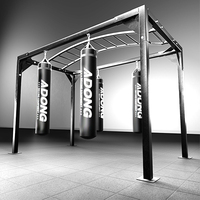 Support mural pour sac de frappe AIDONG, système de suspension en acier pour sac de boxe, support de suspension pour exercices de tirage, support pour sac de boxe