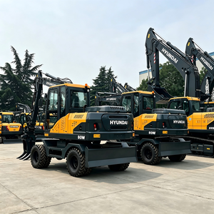 Excavatrice sur roues HW80W Stage V de 8 tonnes, engin de construction pour projets municipaux et routiers - Product Image 3