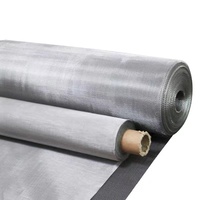 Filter Baja Tahan Karat 20/40/60/80/100 Mikron Jaring Kawat Layar Berlapis Tahan Aus Aksesori Saringan Getar Anyaman Polos