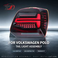 Système d'éclairage automobile, ensemble de feux arrière Volkswagen VW Polo 2010-2017, clignotants, feux de freinage, 12V 5000 lm, accessoires de voiture