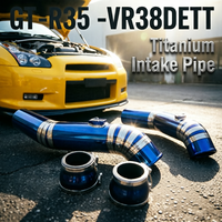 Nouvel admission d'air froid en titane Nissan GTR R35 - Haute performance, léger, épaisseur 1,2 mm, fixation directe, moteur VR38DETT, référence OE 16528JF00A