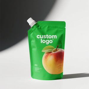 Sacchetto beccuccio <span class=keywords><strong>cioccolato</strong></span> Stand up Compound in piedi succo bibita imballaggio in alluminio sacchetto di plastica con interno paglia o tappo - Product Image 3