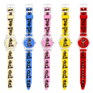 ファッションキッズウォッチボーイズガールズクォーツプラスチック漫画腕時計独自のデザイン子供向けカスタム時計