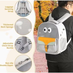 Free Sample Cat <b>Carrier</b> <b>Backpack</b>, Collapsible Cat <b>Backpack</b> <b>Carrier</b> Soft Sided for Small and Medium <b>Dog</b> and Cats - Product Image 5