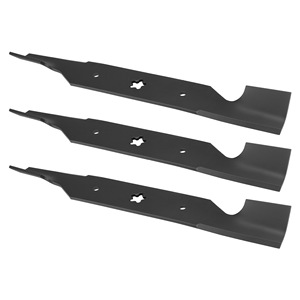 Cuchillas para cortacésped 187256 187254, paquete de 3, repuesto negro para accesorios modelo 8148 - Product Image 1