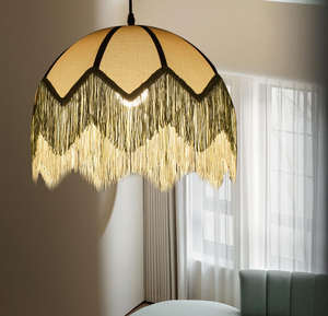 <span class=keywords><strong>Lustre</strong></span> à pompons personnalisé Vintage nouveau modèle de suspension petite taille grande taille gland salon suspension pour maison - Product Image 5