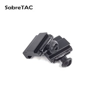 Adaptateur en aluminium de 20 mm à 11 mm pour lampe torche et viseur laser, paire de 2 pièces pour rehaussement de viseur point rouge haute précision