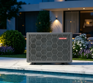 <span class=keywords><strong>Pompe</strong></span> à <span class=keywords><strong>chaleur</strong></span> pour piscine R410A 11KW à fréquence variable pour usage extérieur avec contrôleur LCD et fonction Graffiti - Product Image 2
