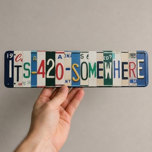 Vintage American Ransom Note <strong>Street</strong> Sign Art <strong>Tin</strong> Sign Raised Embossed Print Multi Color Aged Wall Man Cave Pub Decor - Product Image 6