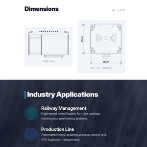 Lecteur-graveur RFID industriel JT-7100 UHF, étiquette de prix longue portée 3dbi, carte de stationnement automobile, lecteur RFID de bureau JTSPEEDWROK - Product Image 6
