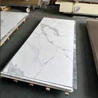 Résistance à haute température Faible coût de décoration Panneau UV Panneau mural en PVC Feuille de marbre en PVC