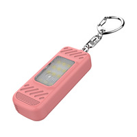 Lampe torche LED d'autodéfense avec alarme sonore puissante, fonction SOS, détection de fluorescence, contact d'urgence et lampe torche de camping à arc électrique