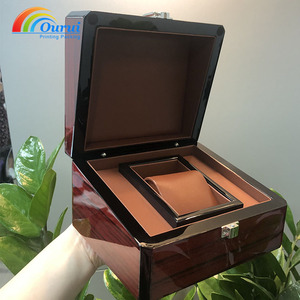 Trong kho loạt các màu sắc và phong cách của cao cấp hộp gỗ hiển thị thanh lịch hạt gỗ có thể được tùy chỉnh logo hộp đồng hồ bằng gỗ - Product Image 2