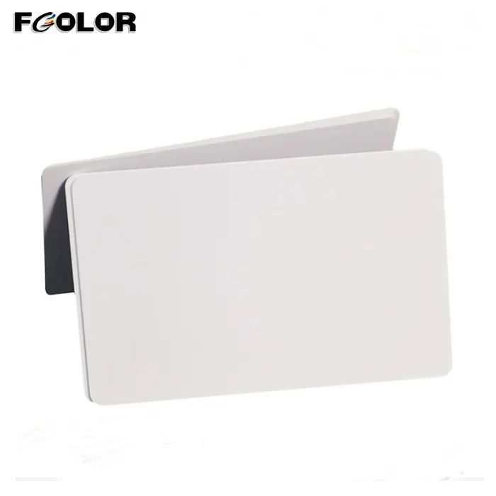 FCOLOR Factory Credit Card Size ID White Blank Plastic Pvc Cards