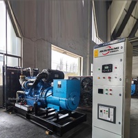 Générateur diesel de secours personnalisé 80 kW 120 kW 500 kW 600 kVA 400 V/380 V à châssis ouvert Baudouin 4M 6M super silencieux avec ATS