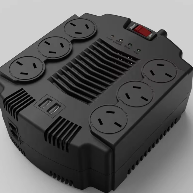 600-2000VA Relay 8 Outlet Universal Socket Automatic Voltage Regulator Stabilizer for PC Computer for Argentina Mexico