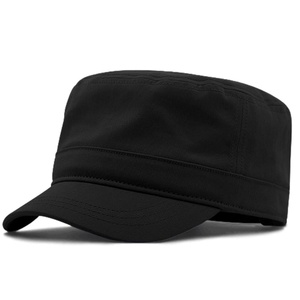 Unisex Custom Cadet <b>Cap</b> Basic Everyday Sporty Style Breathable <b>Flat</b> Top Baseball <b>Cap</b> Adjustable for <b>Men</b> and Women - Product Image 2