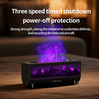 Hxtc88 Machine d'humidificateur de parfum parfum parfum personnalisé flamme de feu coloré Usb Mini feu de camp feu de camp cheminée diffuseur d'arôme