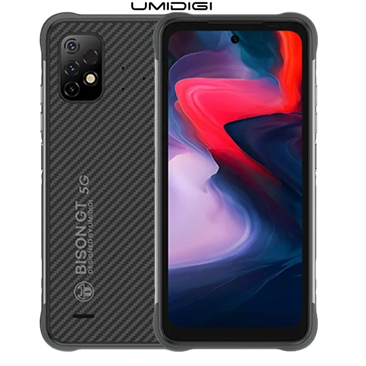 Ponsel UMIDIGI BISON GT2 5G, Smartphone 8GB + 128GB AI tiga kamera belakang 6.5 inci 5G