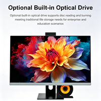 Fabrieksdirect 23,8/27 inch 1080P Core i3/i5/i7 CD-ROM drive desktop zakelijke kantoorwerkcomputer Win10/11 All-in-One PC