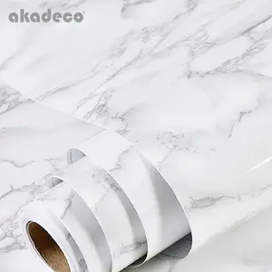 부엌 비닐 디자인 물 사용자 정의 대리석 비 짠 럭셔리 3d 방수 접착 벽지 거실 욕실 침실