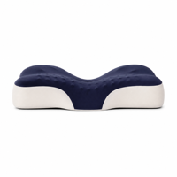 Oreiller cervical de luxe personnalisé en mousse à mémoire de forme, design ergonomique papillon, contour ergonomique, housse lavable, pour dormeurs latéraux, soulagement des douleurs cervicales et dorsales
