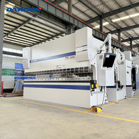Máquina de Doblado CNC Híbrida PDS110/4100 de 110 Toneladas y 4100 mm para Fabricación de Gabinetes HVAC y Puertas Metálicas