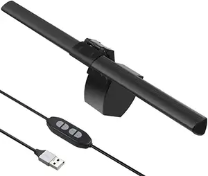 Lâmpada usb para leitura, escurecimento e ajuste para cuidados com os olhos, monitoramento de economia de espaço, iluminação para computador, barra de fenda, monitor de leitura